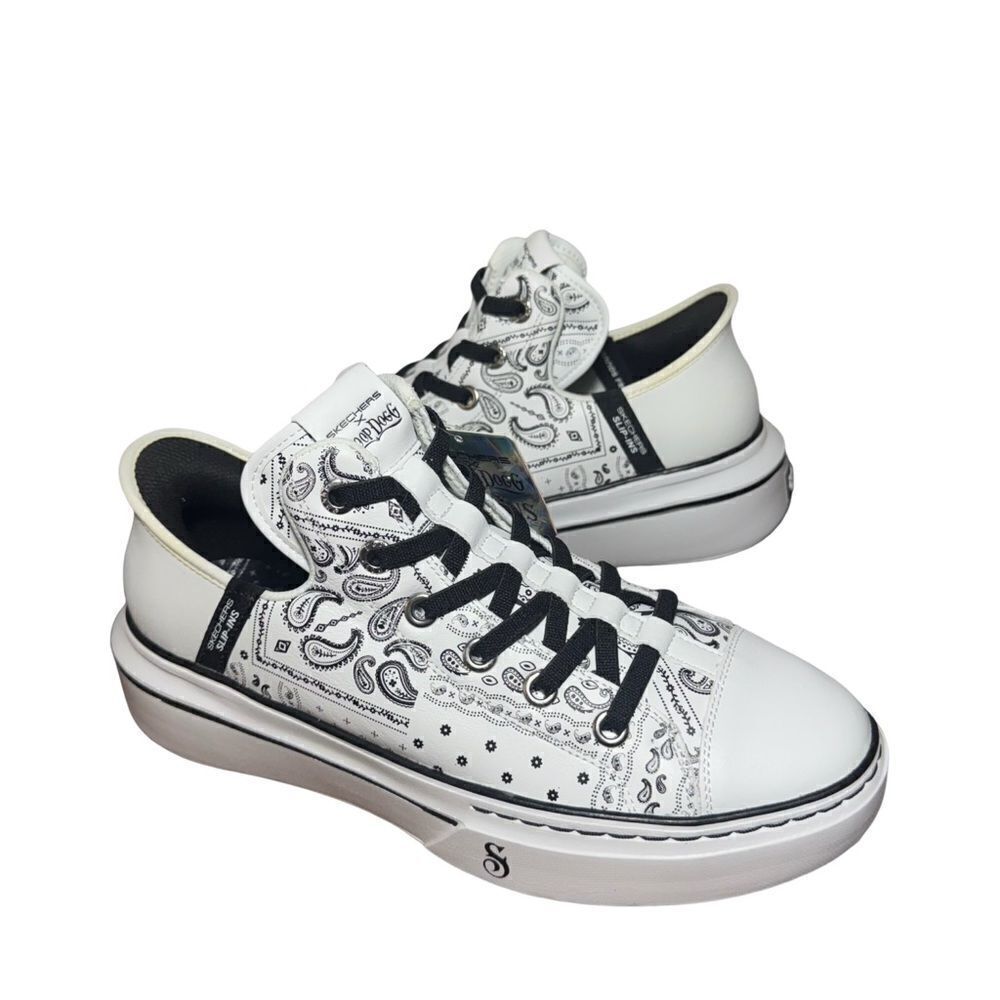 Women’s Skechers snoop one double G premium leather sneakers size 10 Men… - Picture 2 of 5